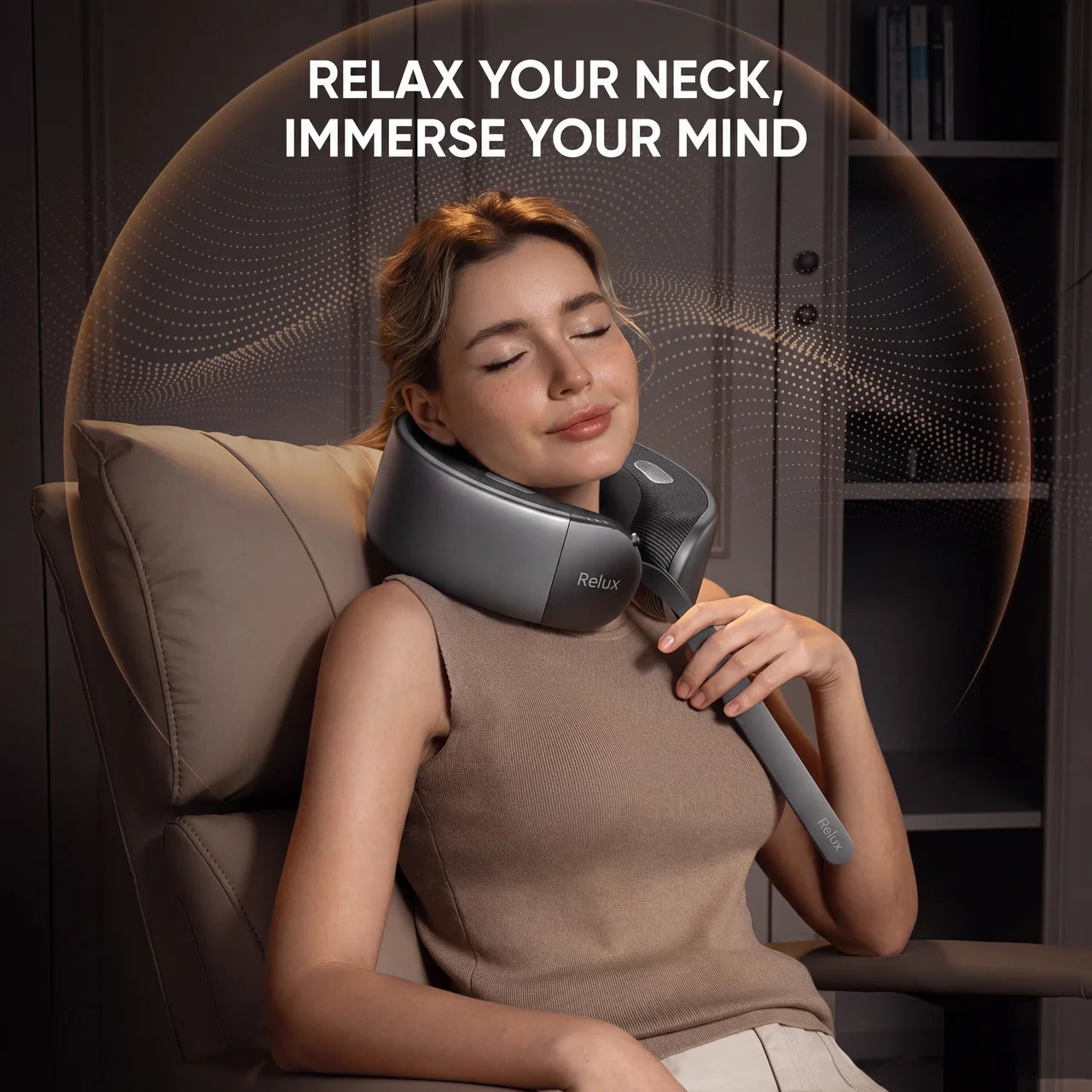 Ultra Immersive Heated Neck Massager,