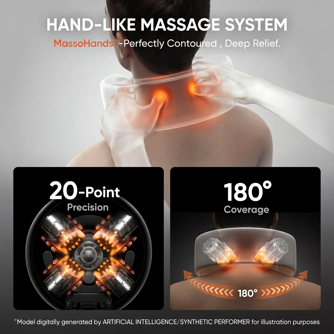 Ultra Immersive Heated Neck Massager,