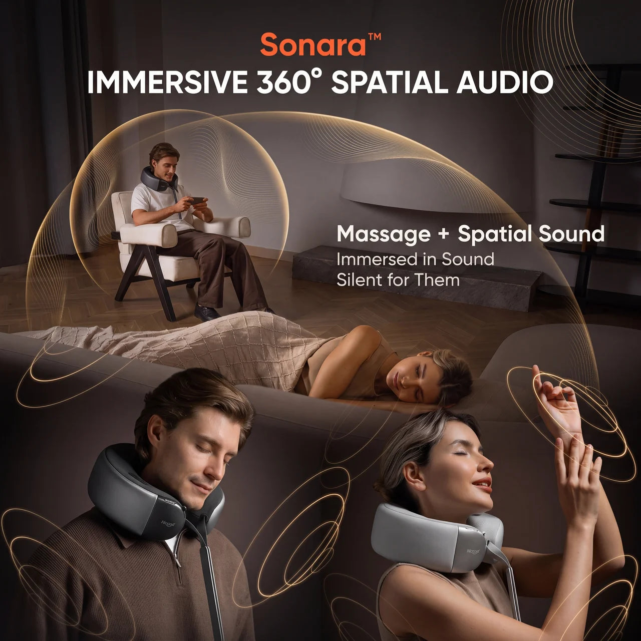 Ultra Immersive Heated Neck Massager,